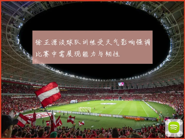 徐正源谈球队训练受天气影响强调比赛中需展现能力与韧性